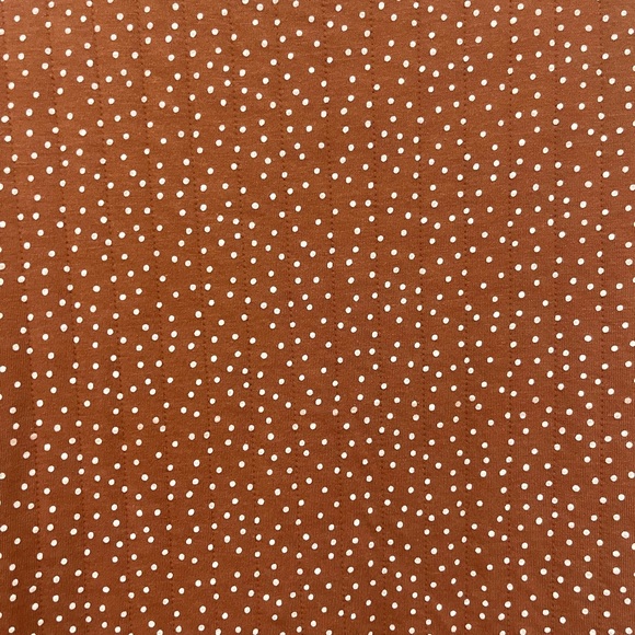 π Girls Cat & Jack Tan White Polkadot Button Front Cardigan Size L (10/12) - Picture 4 of 6